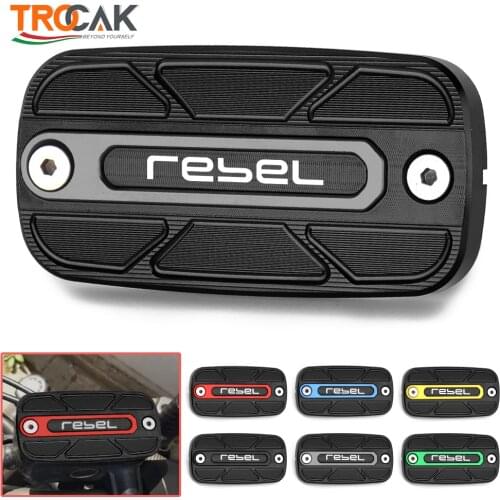 2021 NEW Motorcycle Accessories Front Brake Fluid Reservoir Cover Cap Fit For Honda Rebel 300 Rebel 500 2017 2018 2019 2020