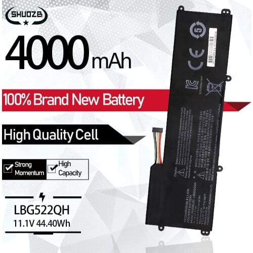 New LBG522QH Laptop Battery For LG XNOTE Z360 Z360-GH60K Full HD Ultrabook Series Tablet 11.1V 44.40Wh 4000mAh