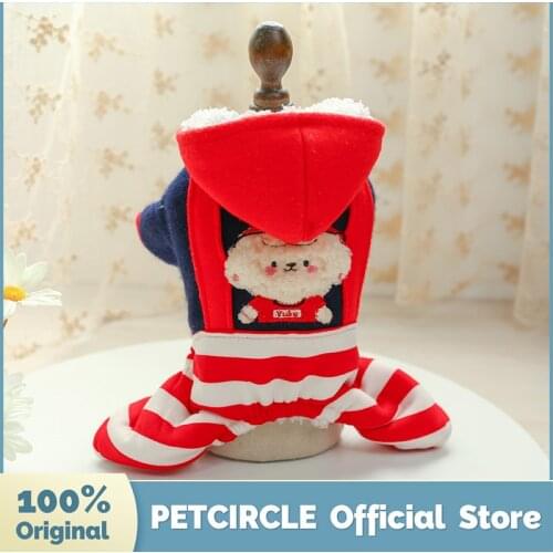 PETCIRCLE Dog Puppy Clothes Popcorn Dog Suspenders Cotton Coat Fit Small Dog Pet Cat Winter Pet Cute Costume Dog Cloth Dog Coat