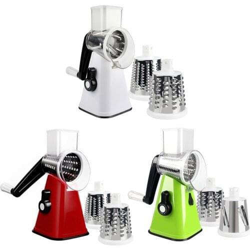 Manual Vegetable Cutter Slicer Potato Shredder Kitchen Stainless Steel Food Crusher Grater Mandoline Cheese Chopper Accessories