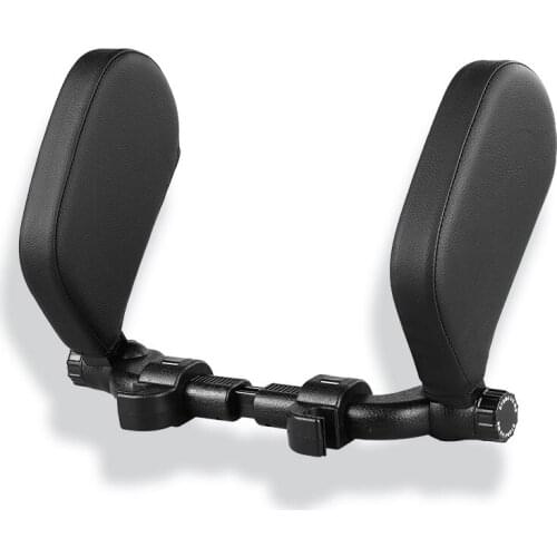 1PCS U Shaped Pillow For Car Neck Rest Seat Headrest Car Sleep Side Support Leather Memory Foam Adjustable Pillows Cushion Pad