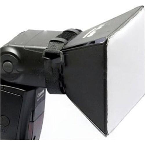 Portable Photography Soft Light Box Softbox Kit Square Flash Diffuser Reflector For Canon Nikon Sony DSLR Speedlite Flash