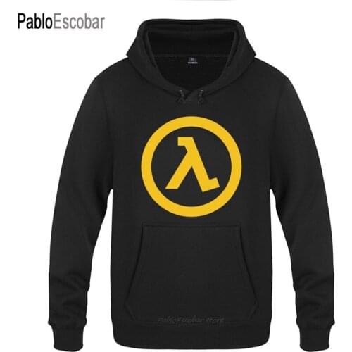 Half Life 2 Game Sweatshirts Men Mens Hooded Fleece Pullover Hoodies