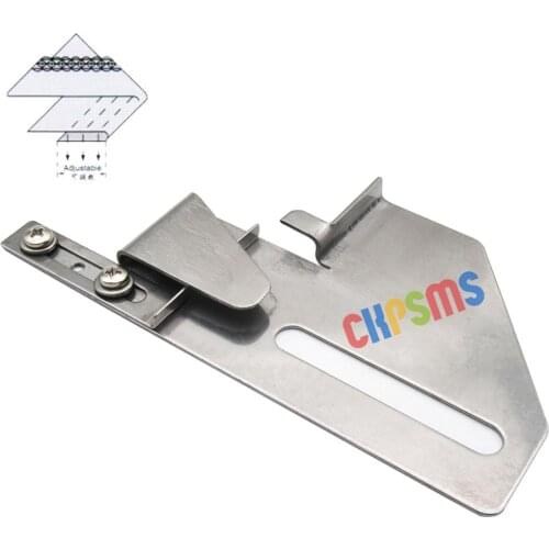 1PCS #KP-205 FOR 2 / 3 NEEDLE INDUSTRIAL / DOMESTIC COVERSTITCH ADJUSTABLE FOLDER HEMMER