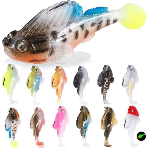 1PCS Soft Lure Bait Fishing Lure Me Ga Bass Dark Sleeper Swimbaits Wobblers Fishing Pike Lure Bass Shad for Fishing Perch