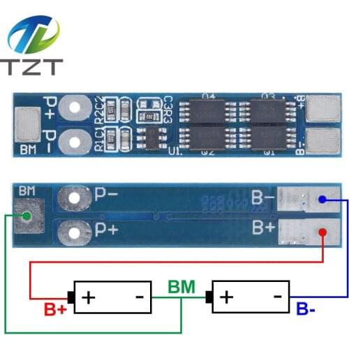 2S 7.4V 8A Li-ion 18650 Lithium Battery Charger Protection Board 8.4V Overcurrent Overcharge / Overdischarge Protection