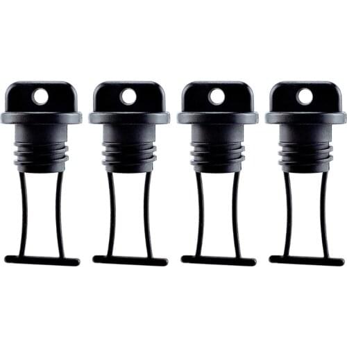 4pcs Universal 19mm Hull Drain Plug Thread ABS Boat Marine Yacht Raft Drain Hole