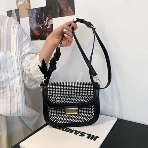Brand Luxury Design Crossbody Bag for Women 2021 Fashion Simple PU Leather Shoulder Saddle Bag Female Summer Vintage Handbag