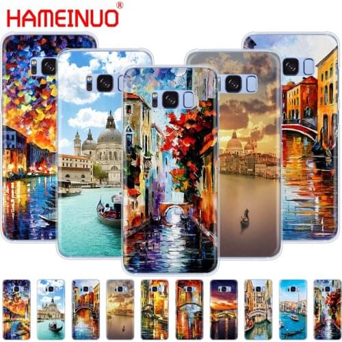 HAMEINUO Italy night in venice cell phone case cover for Samsung Galaxy S9 S7 edge PLUS S8 S6 S5 S4 S3 MINI