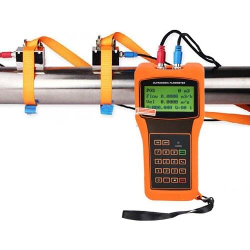TUF-2000H TS-2(DN15~DN100mm) TM-1(DN50~DN700mm) TL-1(DN300~DN6000mm) Handheld Digital Ultrasonic Flow Meter Water Flowmeter
