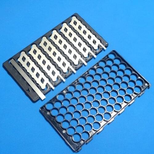 48V E-bike Li-ion battery holder and nickel tape 6P13S battery holder and Ni Plate 48V 15Ah 13S6P 18650 battery holder nickel