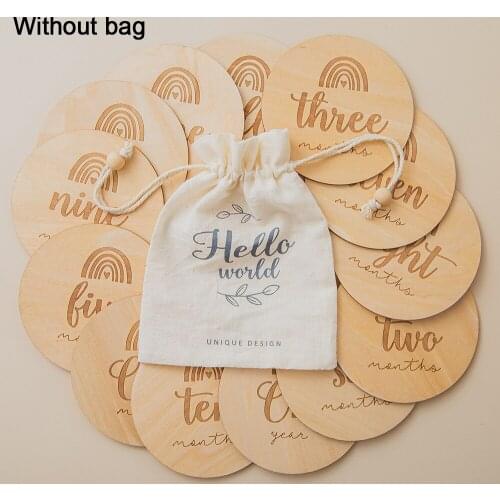 Baby Milestone Set Baby Monthly Newborn Memorial Card Newborn Birth Month Birthday Baby Children Photography Props Toys