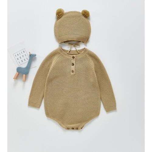 Spring Autumn Cotton Baby Romper Short Sleeve Baby Clothing Two Piece Summer Unisex Baby Clothes Girl and Boy Jumpsuits