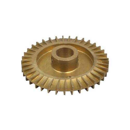 60mm Diameter Water Pump Part Double Side Brass Impeller