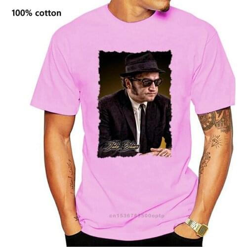 Jake Blues Blues Brothers White Wicking T-Shirt W American Flag Car Coaster Slogans Customized Tee Shirt