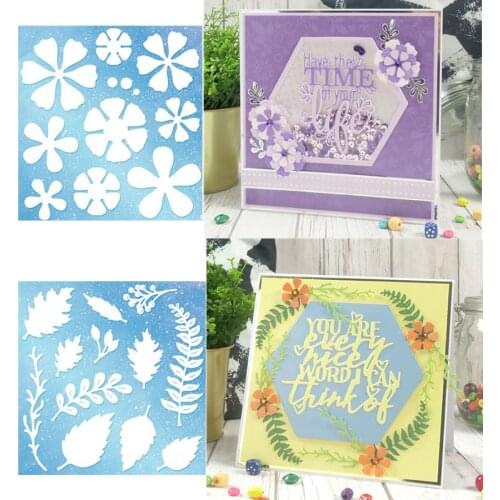 Delicate Flowers Lovely Leaves Popular Decoration Metal Cutting Dies For DIY Scrapbooking Album Paper Good-looking Card New 2019