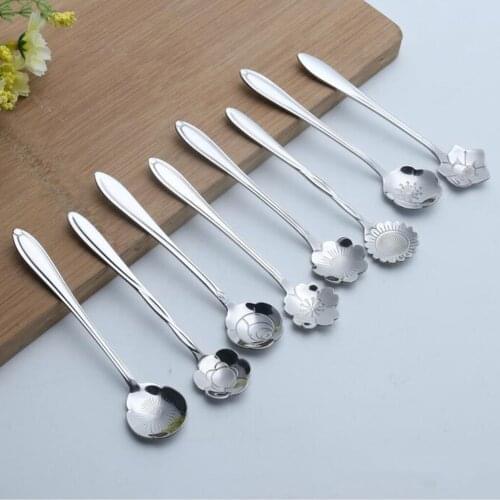 Coffee Spoon Stainless Steel Tea Spoons Tableware Sugar Dessert Spoon Drink Spoons , Small Espresso Spoon, Pack of 8