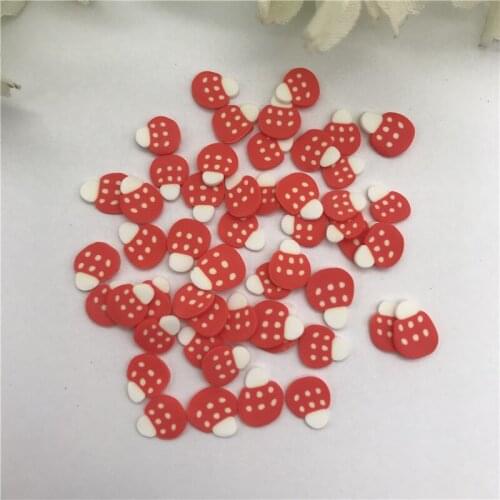 20g Tiny Mushroom for Resin DIY Supplies Nails Art Polymer Clear Clay accessories DIY Sequins scrapbook shakes
