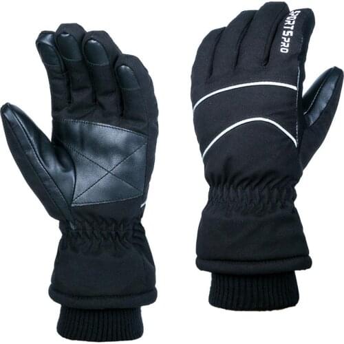 Men Winter Thermal Skiing Gloves Outdoor Warm Waterproof Glove Motorcycle Riding Windproof Thicken Cycling Gloves