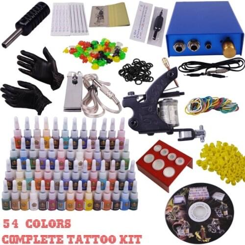 Permanent makeup machine kit professional tattoo machine set tattoo machine kits completed set