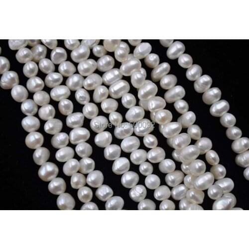 Wholesale 10 strands 5-6mm genuine freshwater pearl strings