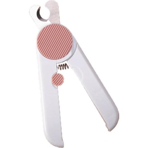 Sturdy Practical Pet LED Light Nail Clipper Durable LED Nail Clipper Semi-circular Blade Edge Pet Supplies