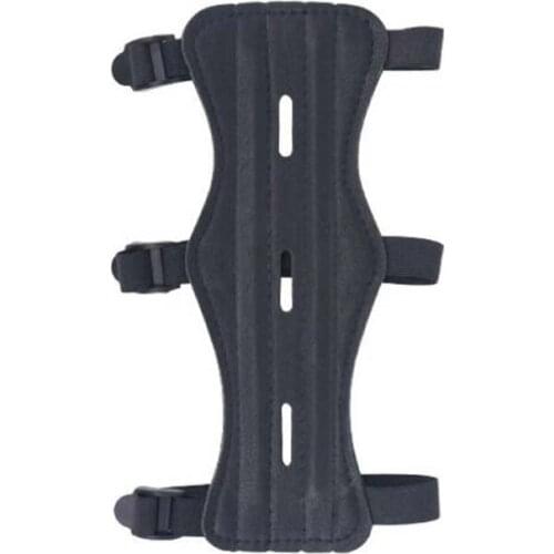 Arrow Leather 3 Strap Shooting Target Archery Arm Guard Protection Safe Strap Armband Arm Gear Protect