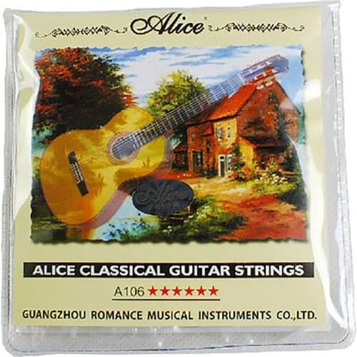 Alice A106H classical guitar strings nylon strings guitar strings guitar accessories 1-6 sets of strings Cost-effective