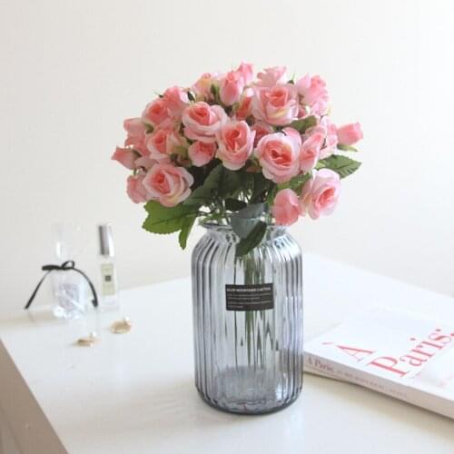 Wedding Simulation Flowers, High-end Roses, Small Buds, Roses, Home Wedding Bouquets