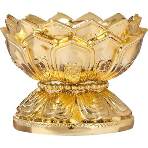 Lotus Base Hand-Turned Warp Wheel Tantric Painting Tibet Cylinder Seat Tibetan Cranked