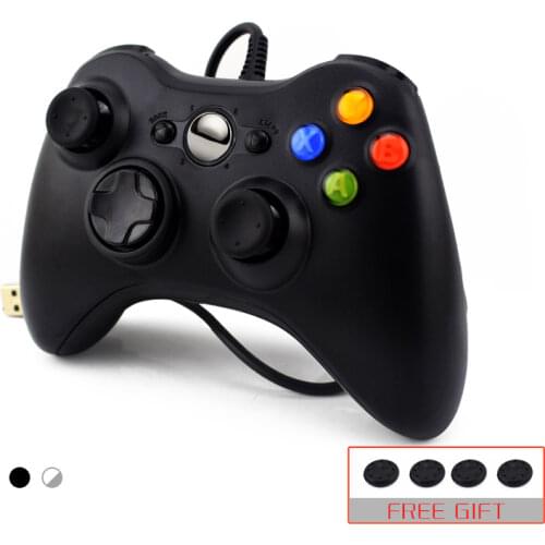 ZOMTOP USB Wired Gamepad for Xbox 360 /Slim Controller for Windows 7/8/10 Microsoft PC Controller Support for Steam Game