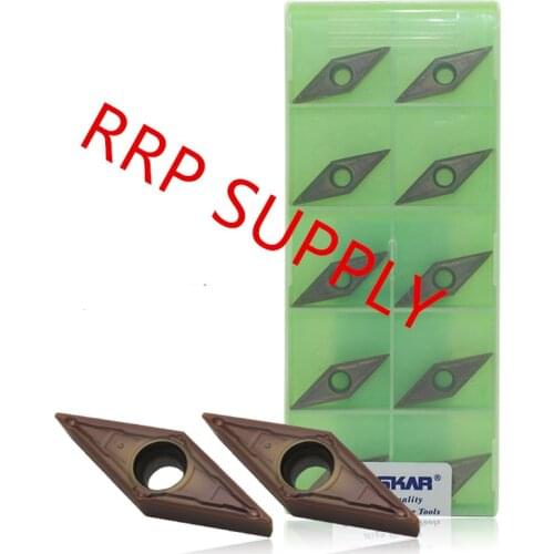 10pcs VBMT160404-MV LF6118/VNMG160404-MS LF6118/VNMG160408-MS LF6118 inserts , CVD coating, to cut stainless steel