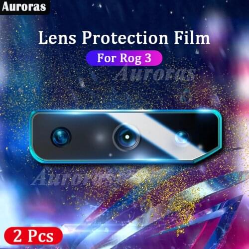 2 Pieces Lens Protection Film for ASUS Rog Phone 3 Tempered Glass Camera Protector Cover for Asus ROG 3 Film