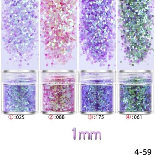 4PCS Mermaid Scale chameleon Aurora Hexagon Glitter Bling Bling Filling for Resin Craft Festive Jewelry Tools Uv Resin Pigment