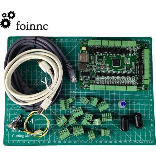 Mach3 cnc 6-axis motion control system USB + Ethernet network port integrated board engraving machine stepper motor controller