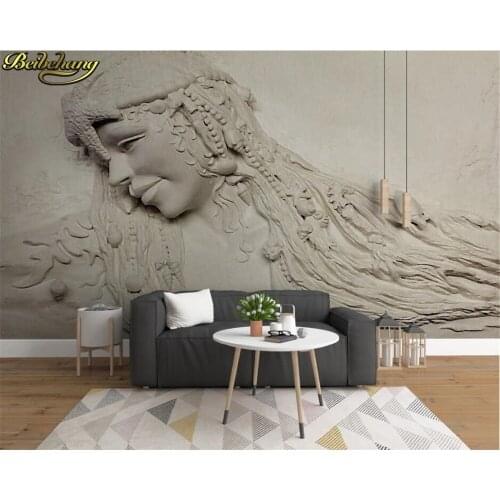 Beibehang Custom wall paper mural 3D three-dimensional relief sexy beauty background wall papel de parede 3d wallpaper
