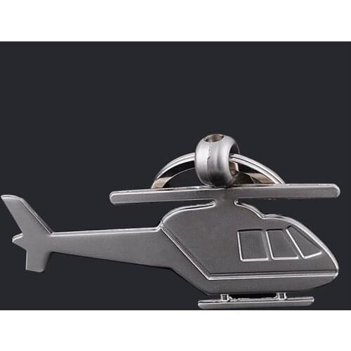 FREE shipping by FEDEX 100pcs/lot 2014 Wholesale Zinc Alloy Plane Keyring Metal Helicopter Keychain for Promotion