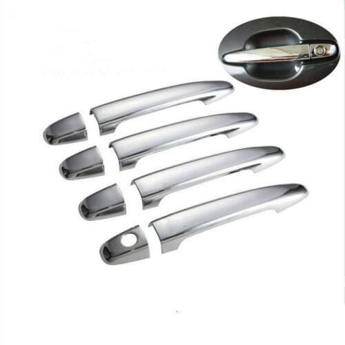 FUNDUOO For Toyota Wish 2006 2007 2008 2009 ABS Chrome Car door handle covers car accessories