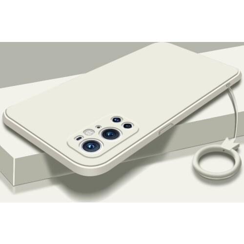 Liquid Silicone Oneplus 9 Pro Case Pure Plain For One plus 9 oneplus9 1+9 Pro Back Cover Shock-Proof