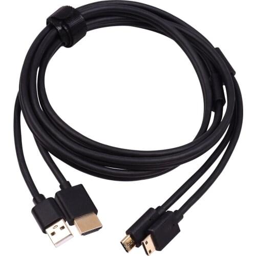 BOSTO 2-in-1 Cable for BOSTO 13HD/16HD/16HDK/16HDT/BT-16HD/BT-16HDK/BT-16HDT Graphics Drawing Tablet Monitor