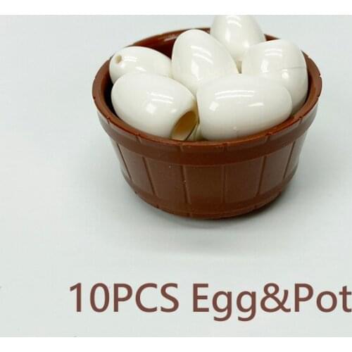 Eggs&Container Box Building Blocks Compatible Major Brand Kids Assembled Toys 30150 Early Learning MOC Handmade Design