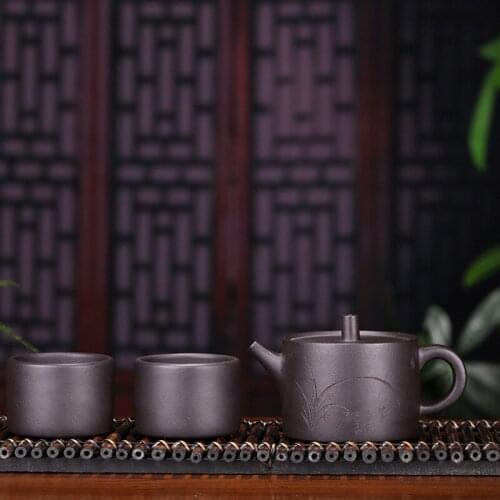 Kung fu tea boutique wholesale a bucket of gold of a complete set of recommended travel suit masters all hand on sale