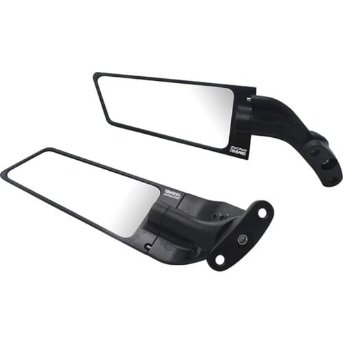 Left Right 2PCS Motorcycle Mirrors Modified Wind Wing Adjustable Rotating Rearview Mirror For KAWASAKI ZX10R 2009-2019 2020 2021