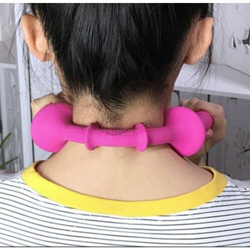 Body massager Office Relieve Neck Fatigue Clip Cervical Meridian Home Yoga Shoulder Leg Manual Kneading Body Massager Care Tool