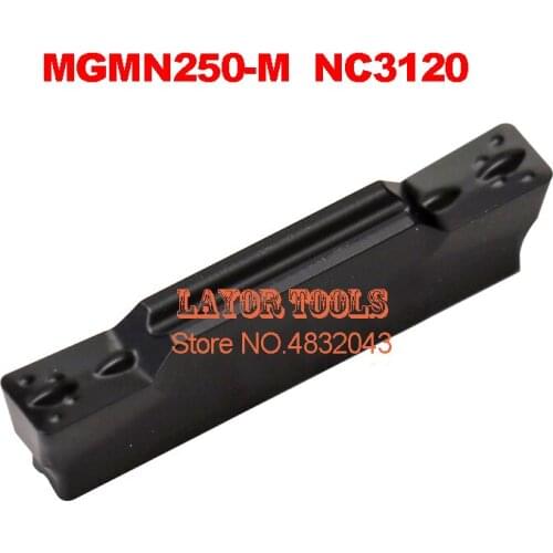 MGMN250-M NC3120, Two-headed Cnc Cutting Use For Steel Carbide Coating Turning Insert For Grooving Holder Mgehr & Mgivr