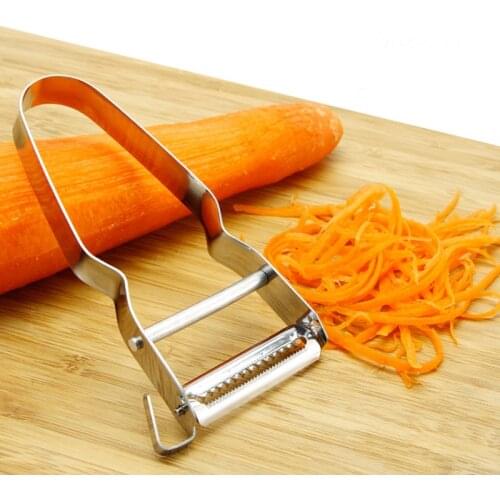 Stainless steel grater multi-function peeler scraper knife and fruit melon planing kitchen gadget for melon fruit planing