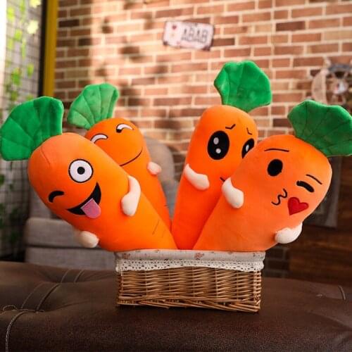 40/70cm Cretive Simulation Plush Toy Stuffed Carrot Stuffed With Down Cotton Super Soft Pillow Intimate Gift For Girl