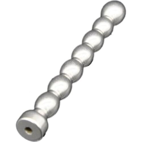 Stainless Steel Through Hole Multi Beads Urethral Sound Plug Male Urethral Dilatation Stick Catheter Dilator Sex Toy for Men