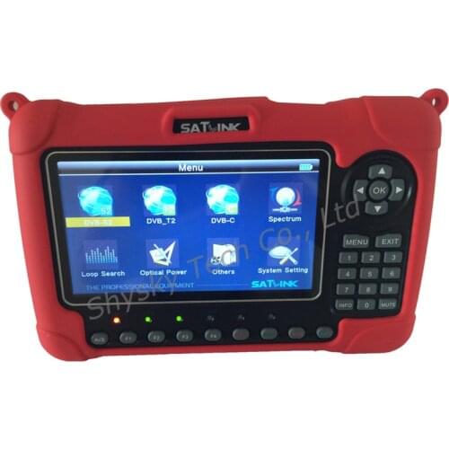Original Genuine SATLINK WS-6980 DVB-S2+DVB-C+DVB-T2 COMBO Optical power detection Spectrum analyzer satellite finder meter