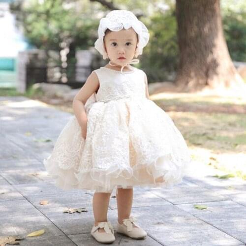 Girls Princess Dress Fluffy Lace Flower Girl Dress Children Baby Costumes Birthday Evening Dress